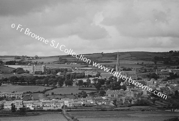 DISTANT VIEW OF CATHEDRAL COLLEGE AND TOWN FROM SOUTH